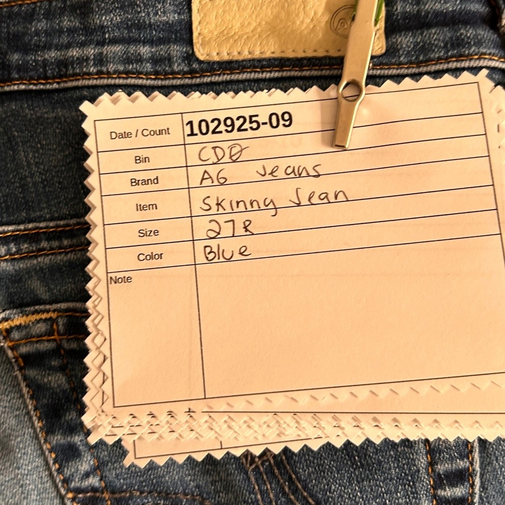 AG Adriano Goldschmied Super Skinny‎ Jeans Blue 27R - Picture 14 of 14